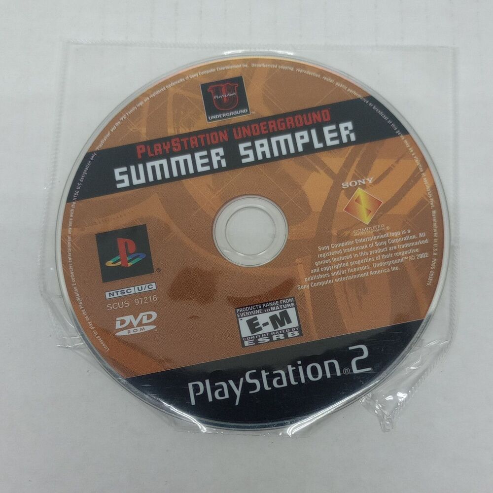 PlayStation Underground Summer Sampler PS2 2002